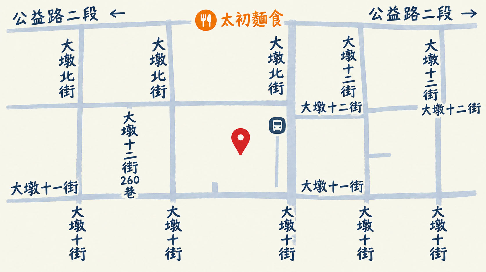 台中辦公室位置地圖